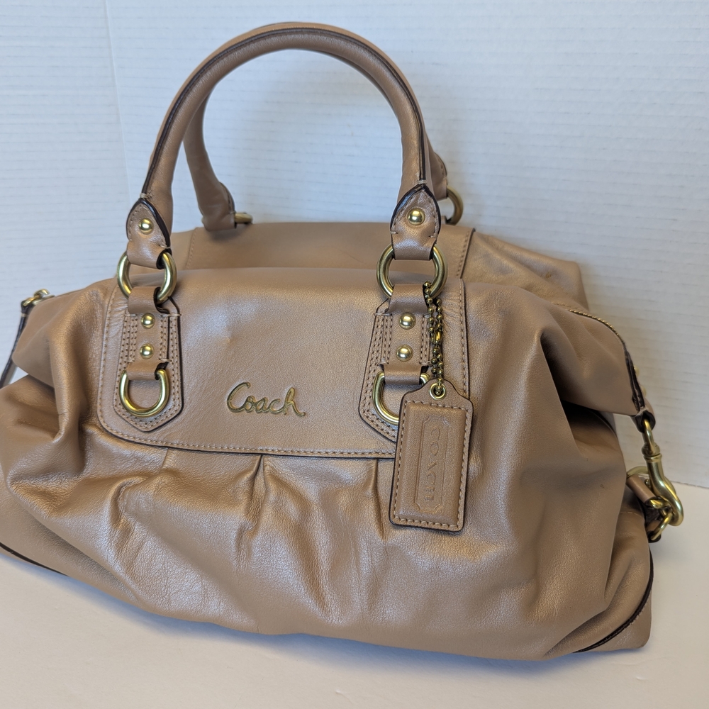 Coach Tan Leather Women's Bag